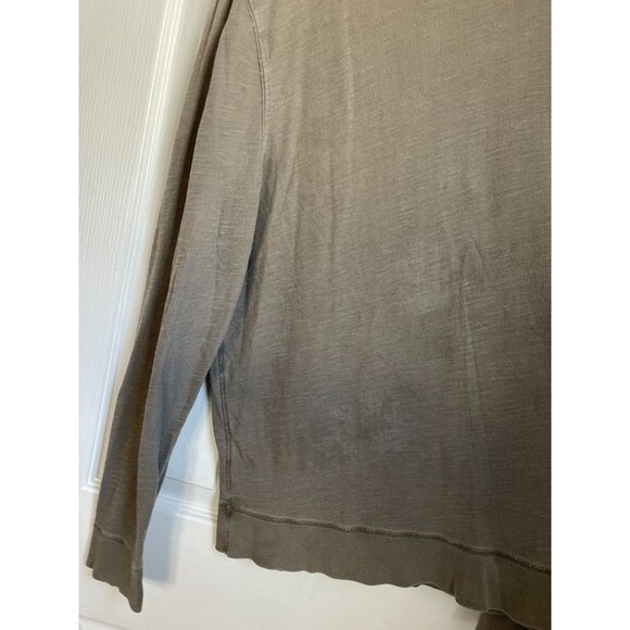 READ! Buck Mason pullover Crewneck Long Sleeve Slub Cotton Blend size M gray - Picture 7 of 8